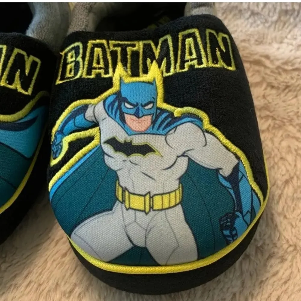 Batman NWT Batman Toddler Boys Slippers Size 7/8 - New Kids | Color: Black